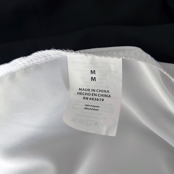 Bebe Black and White Women's hooded windbreaker Jacket - Picture 11 of 14